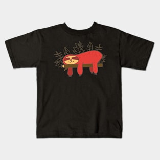 Sleeping sloth Kids T-Shirt